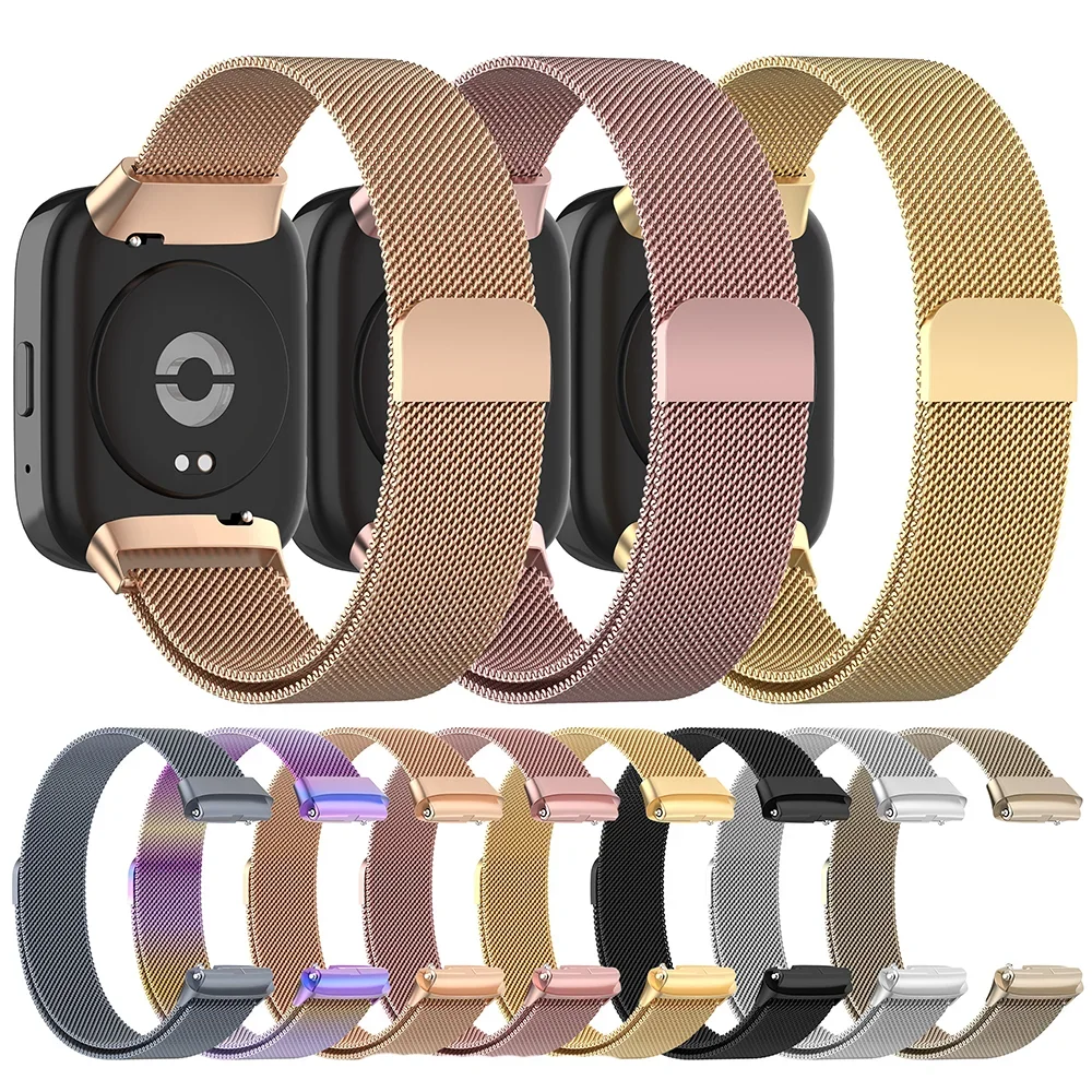 Milanese Loop Magnetic - 레드미 워치 3 액티브 스마트워치용 마그네틱