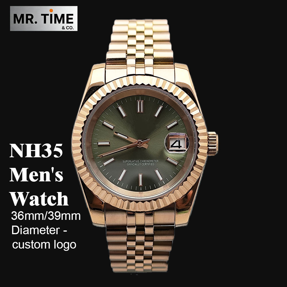 Cartier Watch Santos - NH35 시계 남성용 시계 자동 기계식