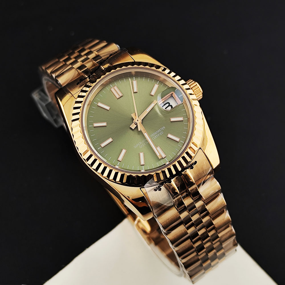 NH35 시계 남성용 시계 자동 기계식 시계 스테인레스 - Cartier Watch Santos 리뷰 및 가격