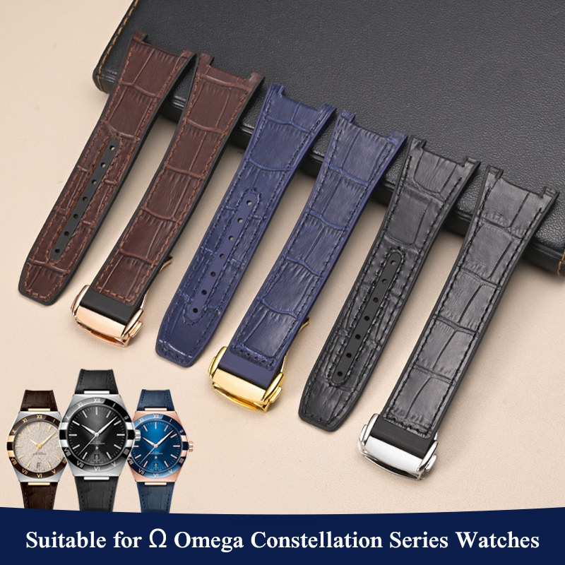 오메가 컨스텔레이션 시리즈용 정품 소가죽+FKM 시계줄 - Omega Watch Constellation 리뷰 및 가격