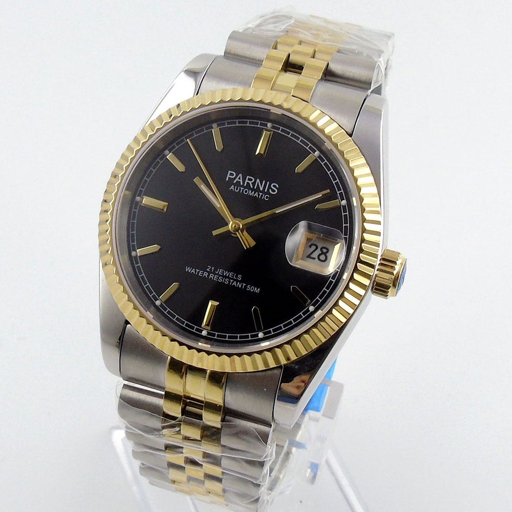 파르니스 36mm 남성용 오토매틱 시계 미요타 8215 - Rolex Watch Datejust 리뷰 및 가격