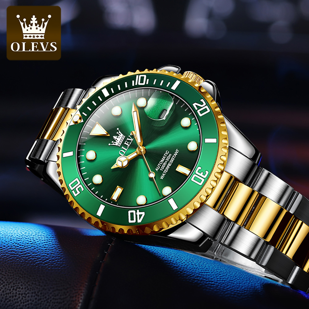 OLEVS 6650 남성용 기계식 시계 럭셔리 탑 브랜 - Rolex Watch Datejust 리뷰 및 가격