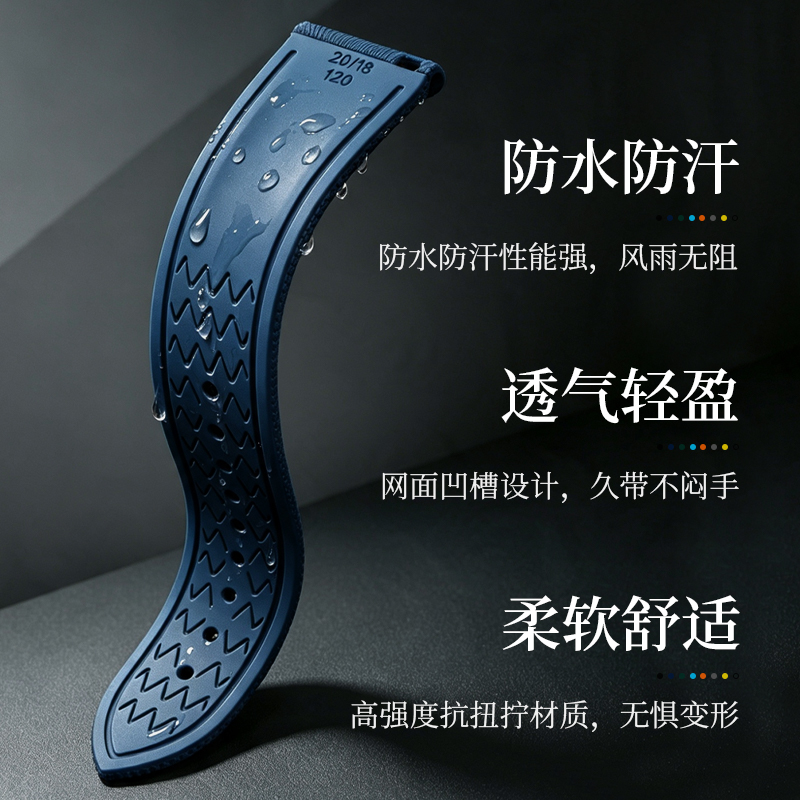 나일론 질감의 FKM 플루오로러버 시계 스트랩, 오데마 - Audemars Piguet Watch Code 11.59 리뷰 및 가격