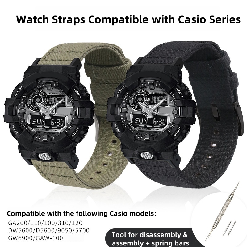 카시오 16mm 시계용 나일론 스트랩 G-SHOCK G - Casio Watch G-Shock Dw-5600 리뷰 및 가격