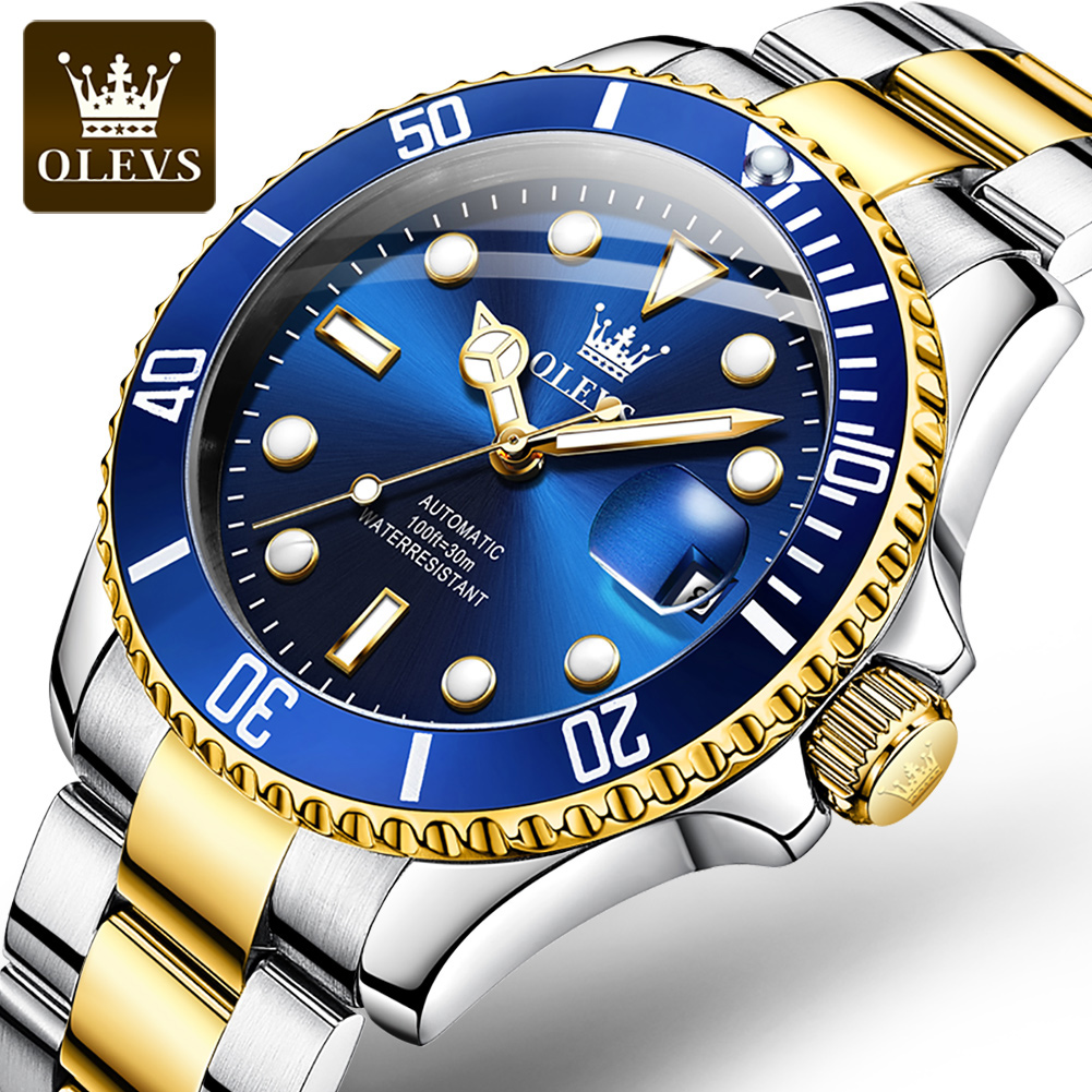 OLEVS 6650 남자 시계 클래식 원래 자동 기계식 - Rolex Watch Datejust 리뷰 및 가격