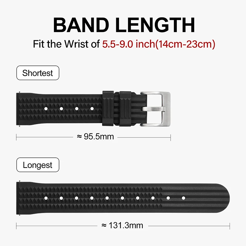 Militado 고무 와플 시계 밴드, 범용 빠른 교체 - Nato Strap Nylon 리뷰 및 가격